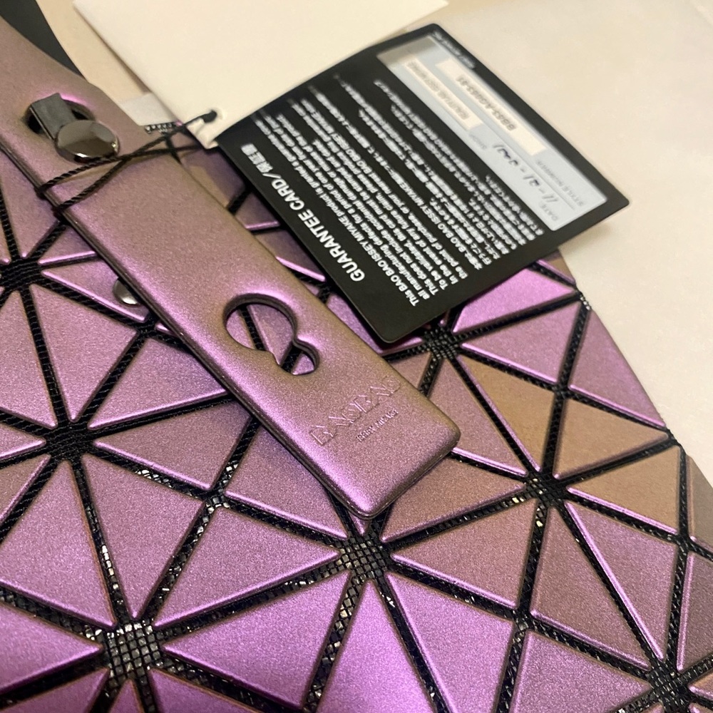 SOLD - Bao Bao Issey Miyake Prism Metallic Tote Bag - Purple/Pink NWT - Picture 6 of 11